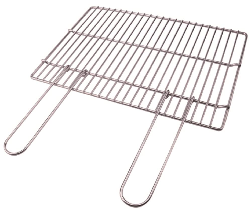 Grillrost mit verschliessbaren Griffen 450 x 330 mm