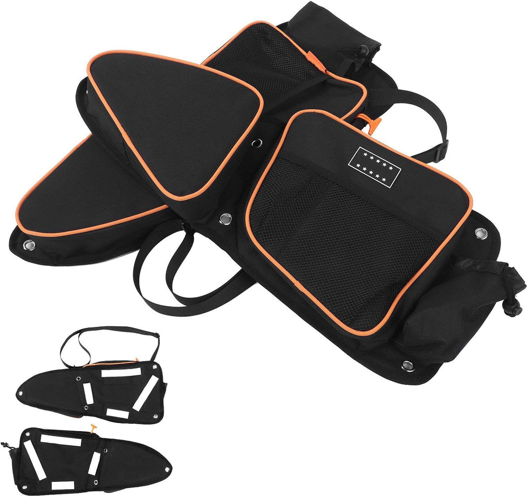 Yctze 2 Stück Seitentürbeutel UTV Vordertür Seitentasche Passend für Polaris RZR XP4 1000 2014-2020