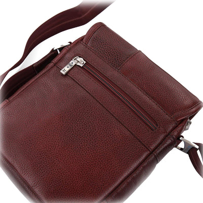 RONCATO Herren Panama DLX Utility Bag mit Klappe S Bordeaux, S Bordeaux