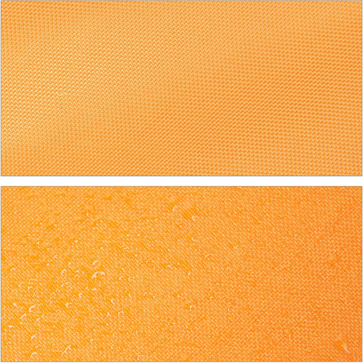 Relaxdays Sonnensegel rechteckig, 2,5 x 3,5 m, wasserabweisend, UV-beständig, mit Spannseilen, Terra