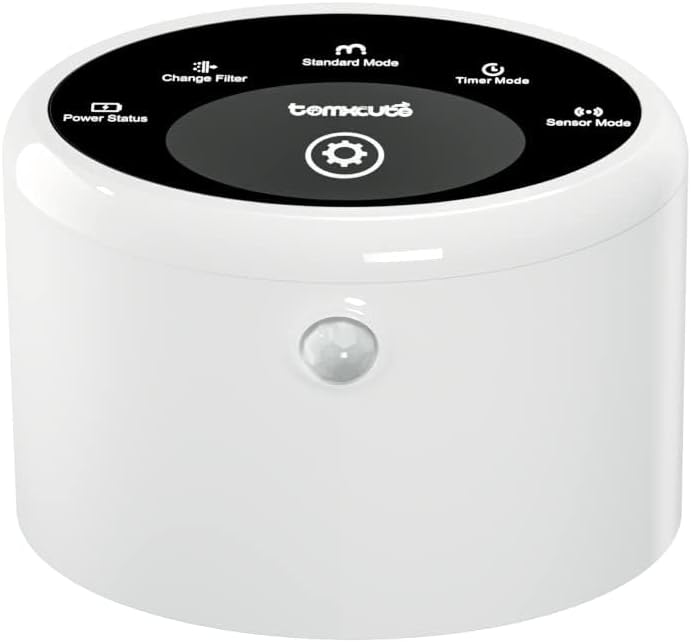 Akku für P9 Katzenbrunnen von TOMXCUTE, Abnehmbar Steuergerät Eingebauter 4000-mAh Akku - Weiss, Wei