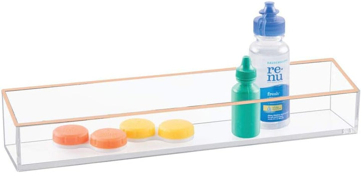 mDesign Kosmetik Organizer – Aufbewahrungsbox für Lippenstift, Lidschatten, Pinsel & Co. – Schminkau