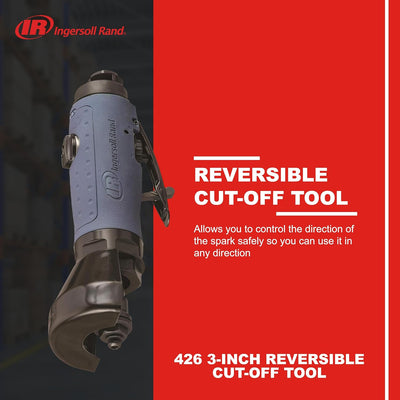 Ingersoll Rand 3" (75 mm) Schneidemaschine 426 leise und umschaltbar in beide Richtungen, Metall Sch