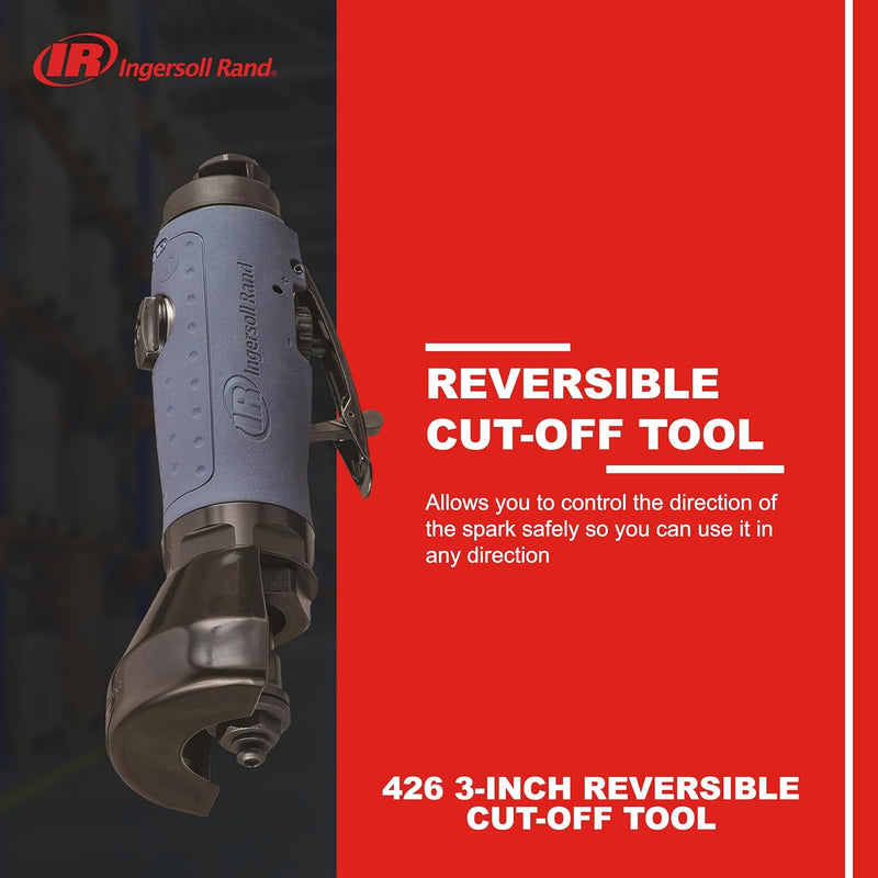 Ingersoll Rand 3" (75 mm) Schneidemaschine 426 leise und umschaltbar in beide Richtungen, Metall Sch