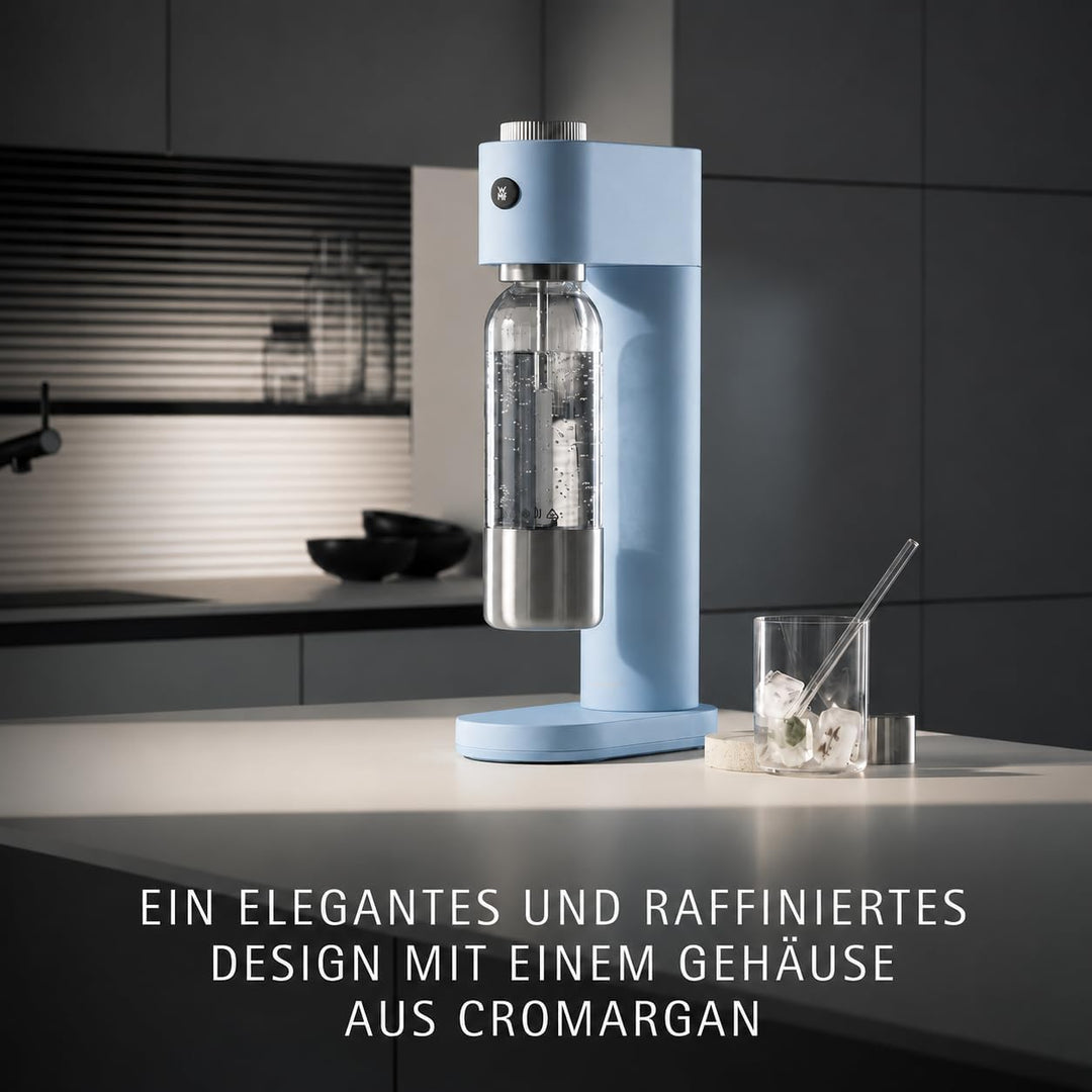 WMF Element One Wassersprudler – vollautomatische Edelstahl Sprudelmaschine mit 3 Einstellungsstufen