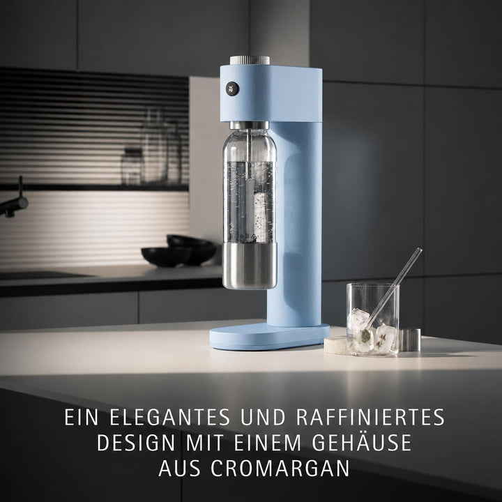 WMF Element One Wassersprudler – vollautomatische Edelstahl Sprudelmaschine mit 3 Einstellungsstufen