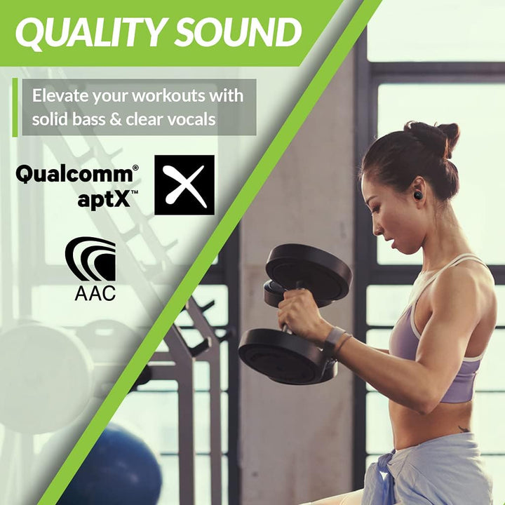 Avantree TW106 Bluetooth Sport Kopfhörer 5.0 IPX7 Kabellos Kopfhörer In Ear Sport fürs Fitness Jogge