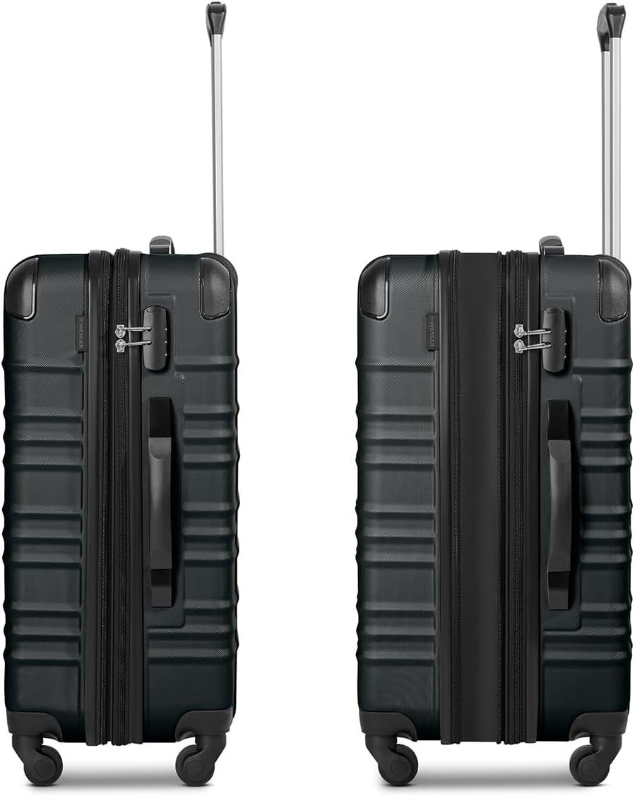 WENGER Check-in Koffer für Damen und Herren | mittelgrosser Trolley 46 x 26 x 65 cm aus hochwertigem
