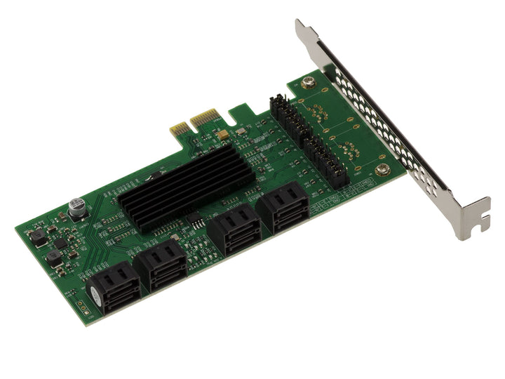 KALEA-INFORMATIQUE PCI Express PCIe x1 auf 8 SATA-Ports Controller-Karte mit Marvell 88SE9215 88SM97