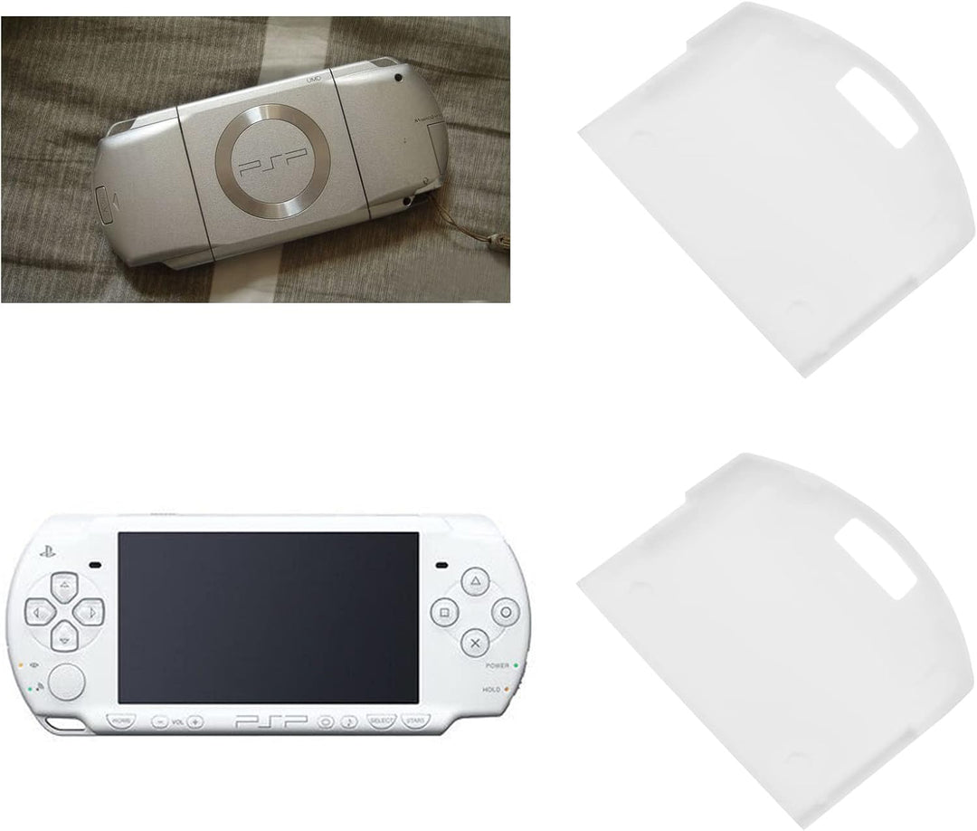 eMagTech 4X Ersatz-Akkuabdeckung Akku-Gehäuse Akku-Schutz Türdeckel Kompatibel mit Sony PSP 1000-Ser