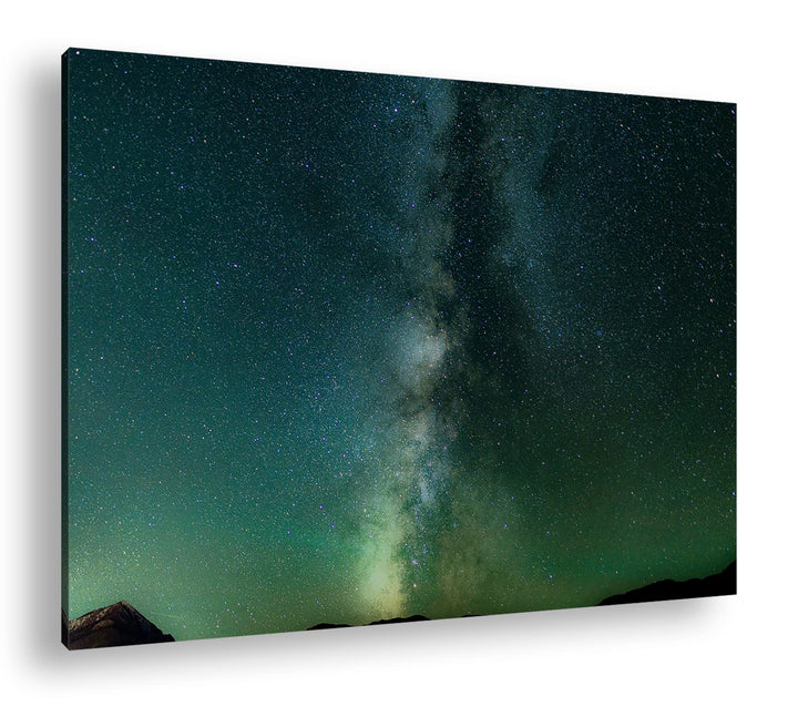 deyoli zauberhafte Aufnahme der Milchstrasse Format: 80x60 als Leinwand, Motiv fertig gerahmt auf Ec