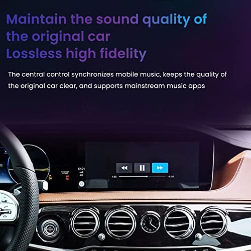 Bewinner Wireless CarPlay Adapter USB, Wireless CarPlay Converter mit USB-Schnittstelle Sprachsteuer