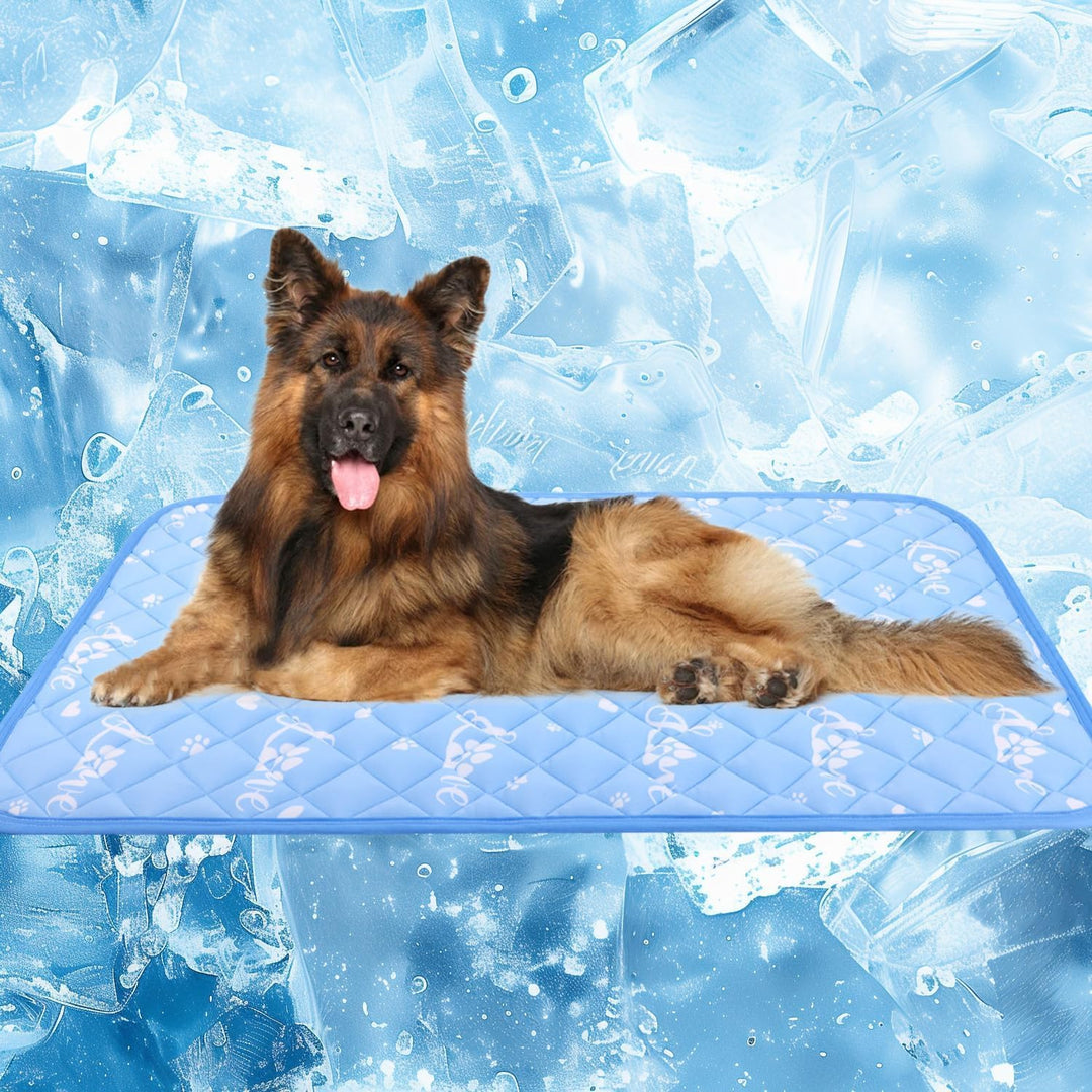MYLUNE Home Kühlmatte für Hunde,wendbare Haustierunterlage kühl und warm,Schlafmatten für Hunde und