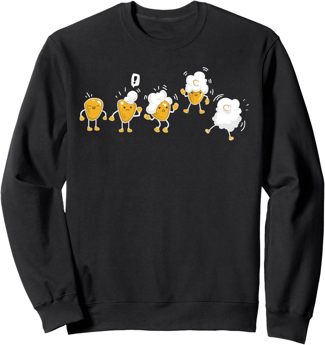 Popcorn Snack Kino Süss Salzig - Popcorn Sweatshirt