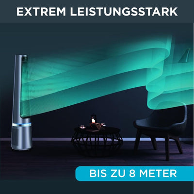 Rowenta rotorloser 2 in1 Luftreinigungsventilator Eclipse QU5030 | Luftreiniger und Ventilator | Fei