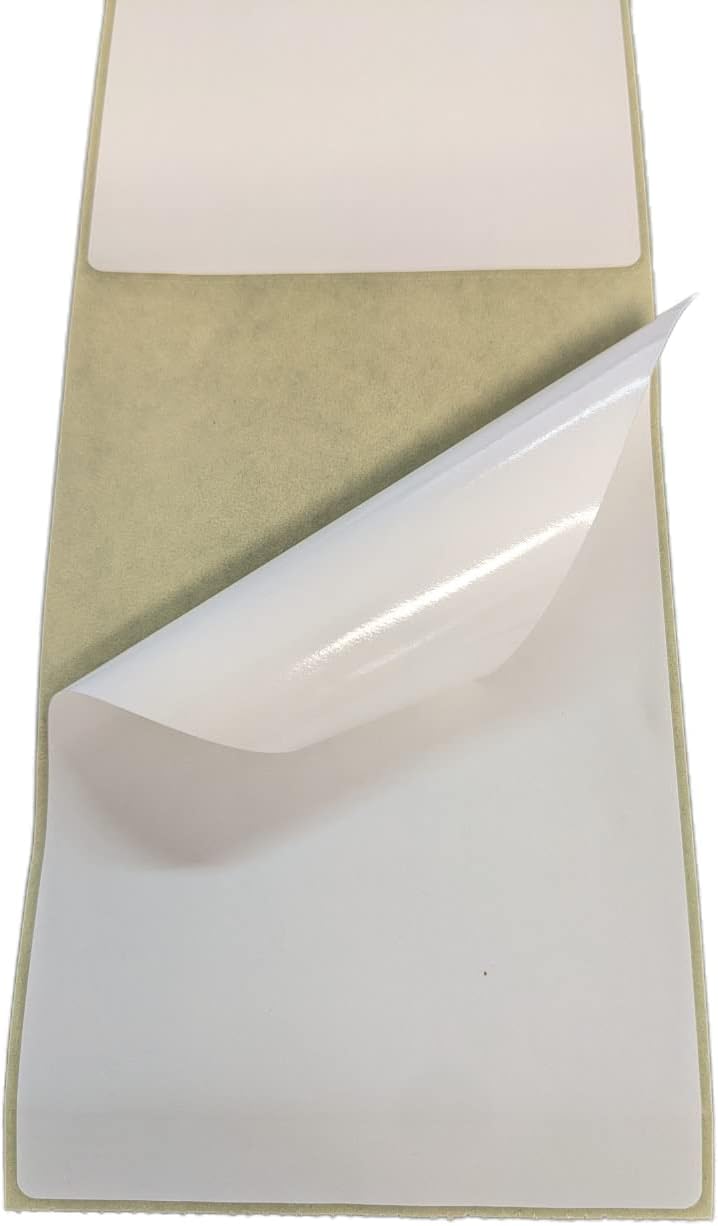 4 x 1000 Thermoetiketten Z-Falt Masse 103mm x 199mm Leporello für Versandetiketten DHL,GLS,DPD,UPS 4