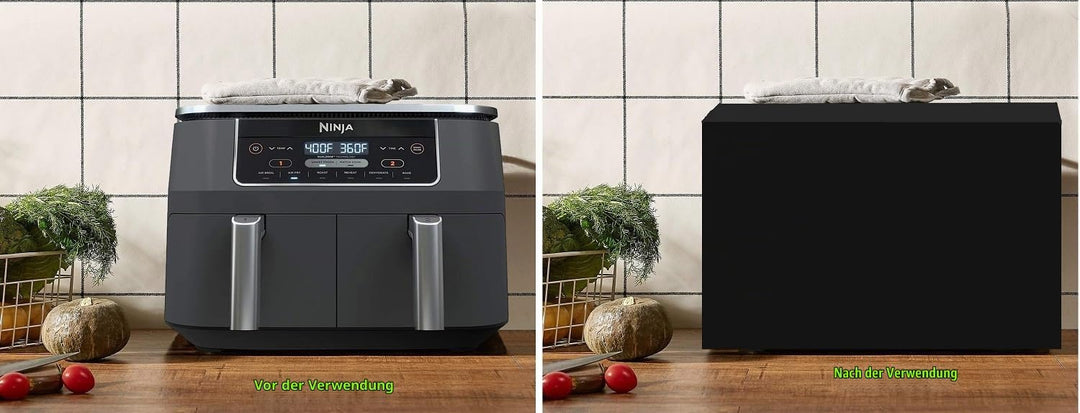 hitzebeständige, wasser- und staubdichte Abdeckung für Ninja Foodi MAX Dual Zone Air Fryer AF400EUCP