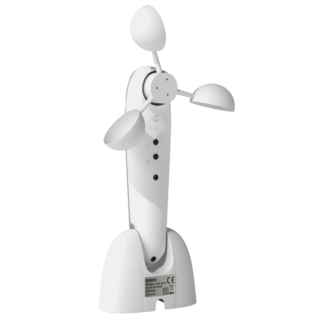 Outsunny Sonnensensor Elektrischer Windsensor Wetterstation Aussensensor Windwächter Sonnenwächter F