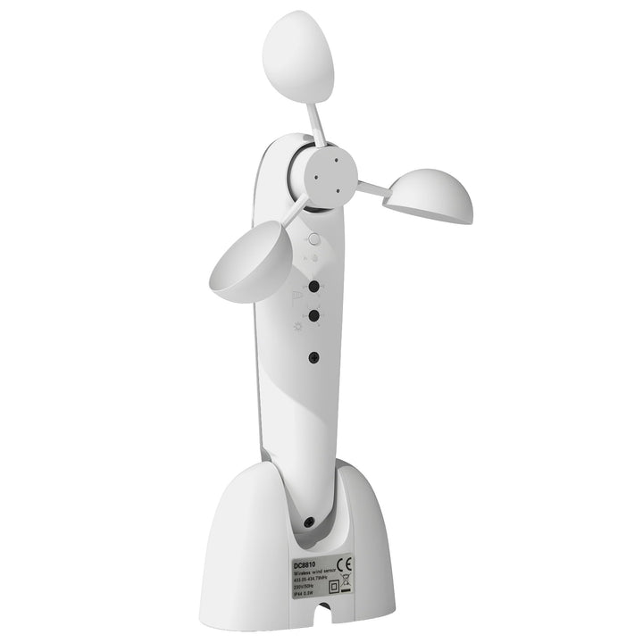 Outsunny Sonnensensor Elektrischer Windsensor Wetterstation Aussensensor Windwächter Sonnenwächter F