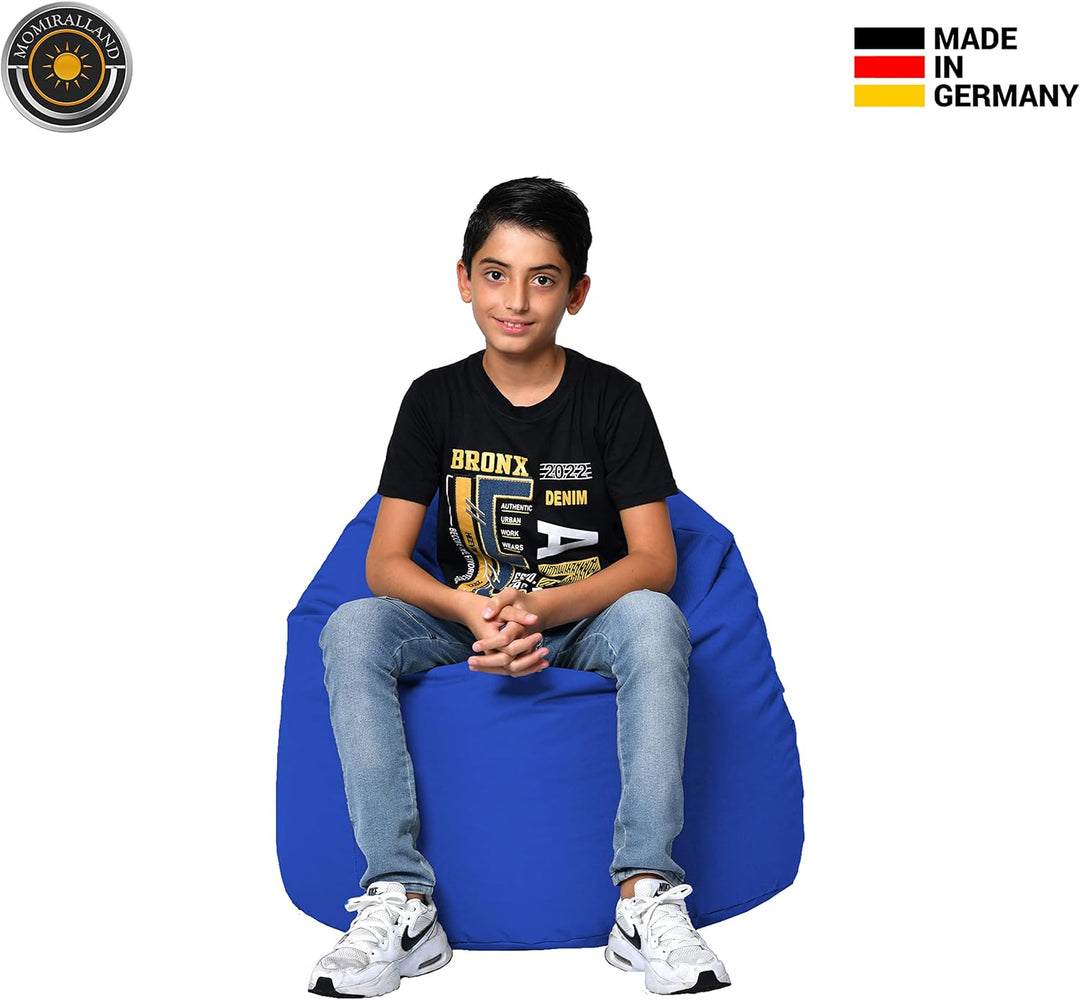 Sitzsack Tropfenform Kastanie - für Kinder &amp; Erwachsene – Indoor wie Outdoor da er Wasserfest ist– f