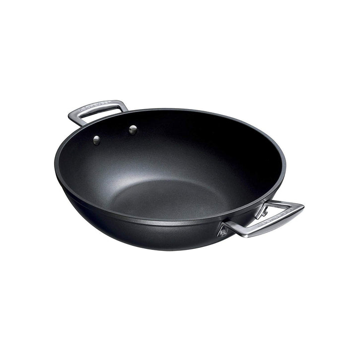 Le Creuset Aluminium-Antihaft Wok, Ø 32 cm, Aluminium-Antihaft, 51105320010502 Einzelbett, Einzelbet