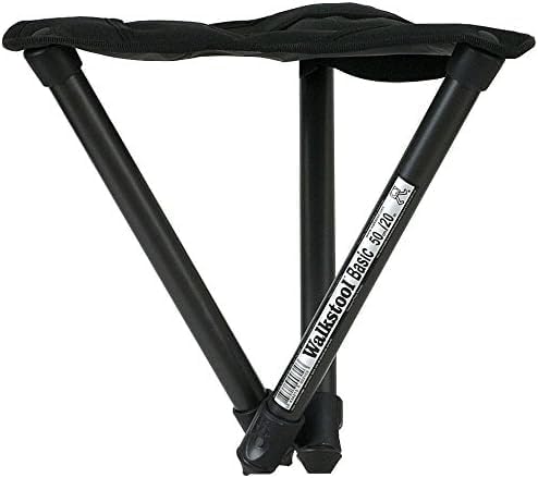 Walkstool - Modell Basic - 3-Beiniger Klapphocker aus Aluminium - Faltbar - 2 wählbare Modelle mit d