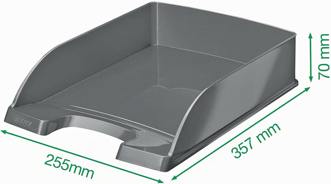Leitz Briefkorb, A4, 5er Pack, Violett, WOW-Serie, 52263062 Violett 5 Stück, Violett 5 Stück