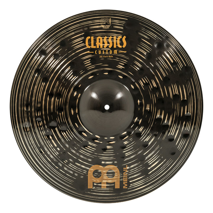 Meinl Cymbals Classics Custom Dark Ride 20 Zoll (Video) Schlagzeug Becken (50,80cm) B12 Bronze, Dunk