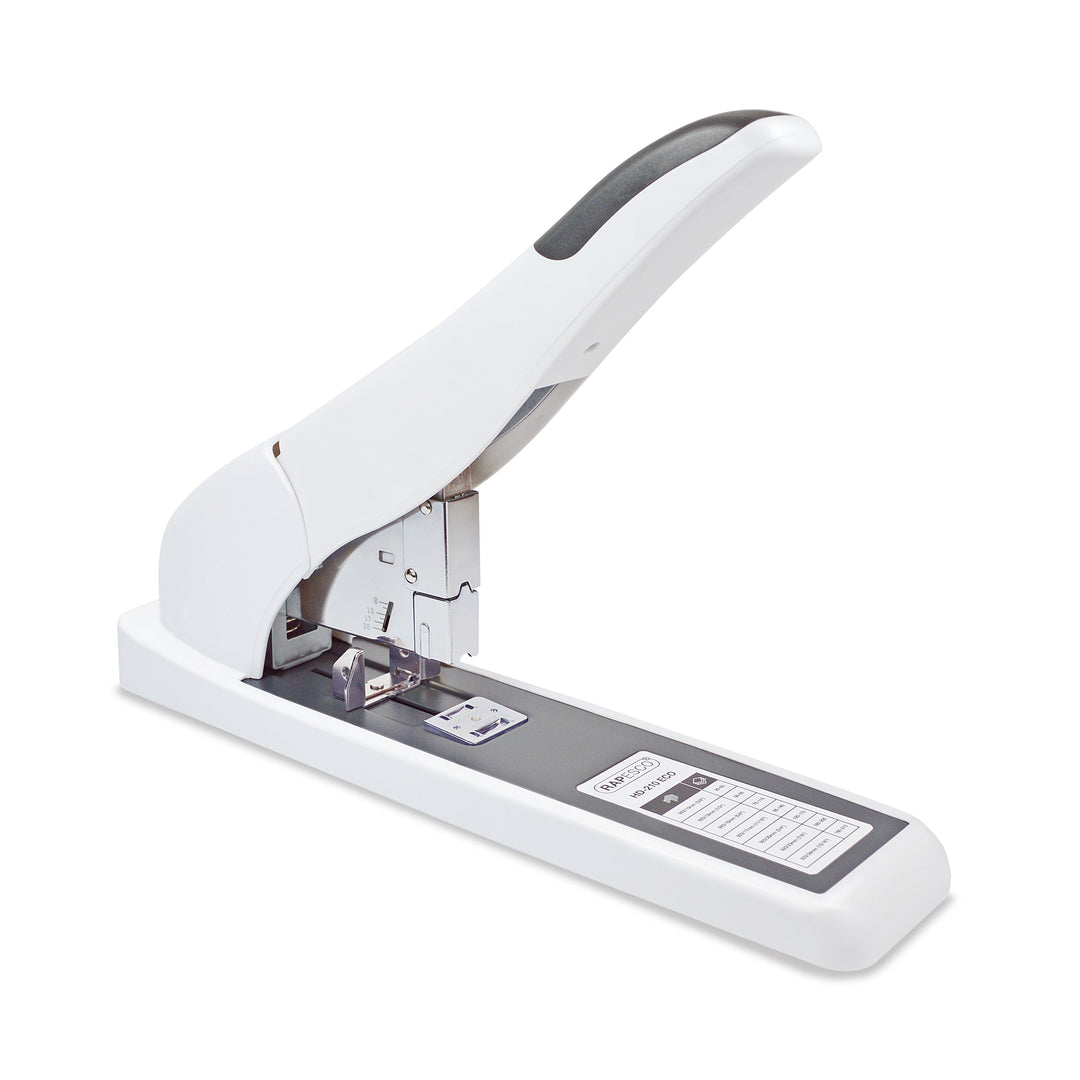 Rapesco 1397 ECO HD-210 Blockheftgerät, 210 Blatt Heftleistung, Soft Weiss, Soft Weiss