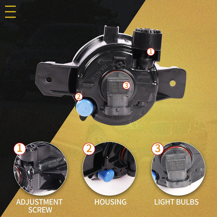Nebelscheinwerfer passt für BMW 03-13 1 Series E81/E87 11-13 1 Series (CPE/CONV) E82/E88 09-15 X1 (E