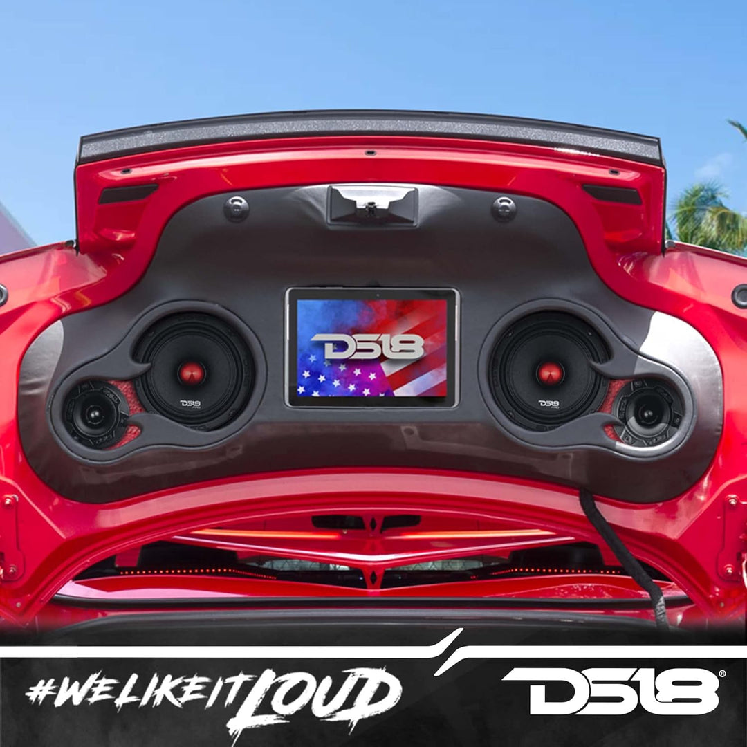 DS18 Car Speaker Tweeters 6.5" Inch 500w Watt 4Ohm Combo Package PRO-X6.4BMPK 16,5 cm PRO-X, 16,5 cm
