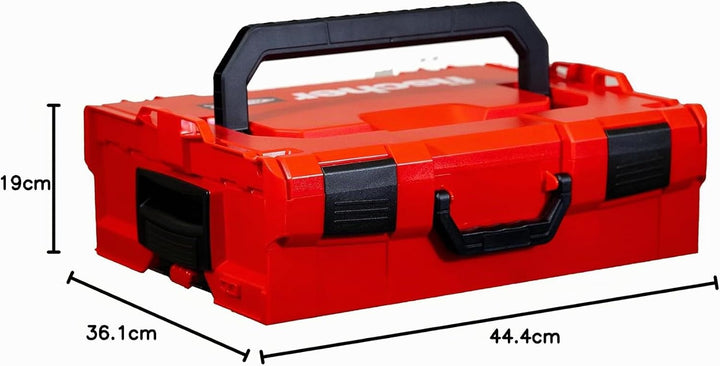 fischer L-Boxx FLB 136, robuste Aufbewahrungs- und Transportbox, stapelbar, kompatibel mit L-Boxx Sy
