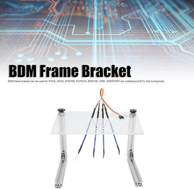 LED-BDM-Rahmenset, Diagnose-BDM-Rahmen, Silberfarbene LED-BDM-Rahmenhalterung Multifunktions-ECU-Pro