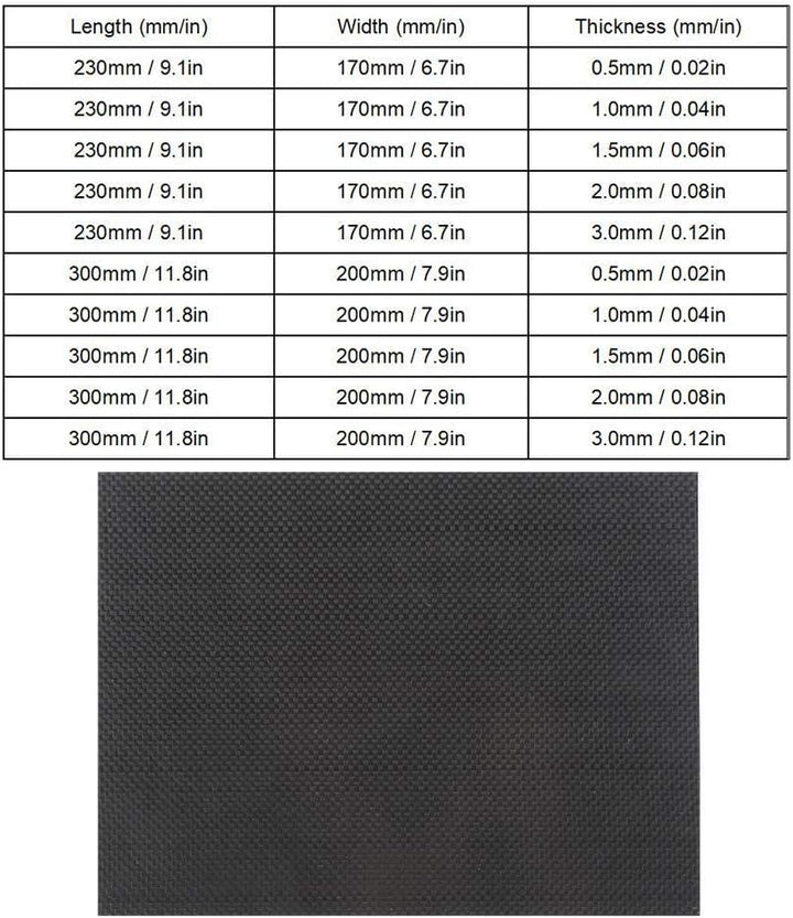 Kohlefaserplatte, Twill Kohlefaserplatten Plattenmaterial mit Hoher Härte und Glänzender Oberfläche(