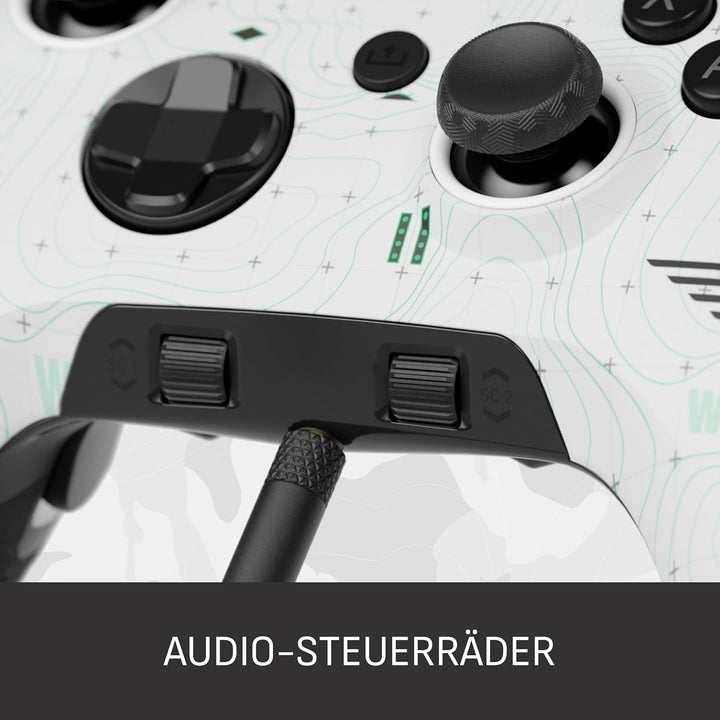 Scuf VALOR PRO COD Warzone (Light) Xbox-Controller mit Kabel – Anpassbare Rücken-Paddles, Sofort-Tri