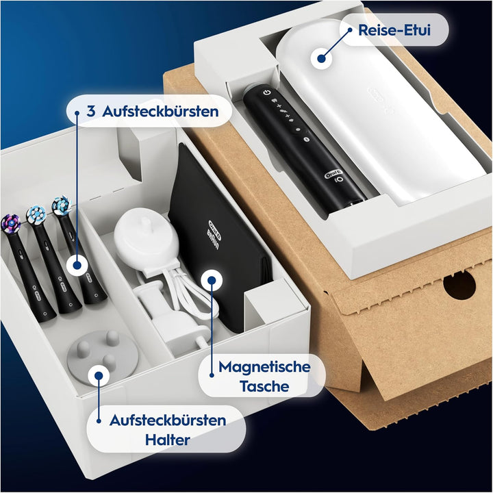 Oral-B iO Series 5 Plus Edition Elektrische Zahnbürste/Electric Toothbrush, PLUS 3 Aufsteckbürsten,