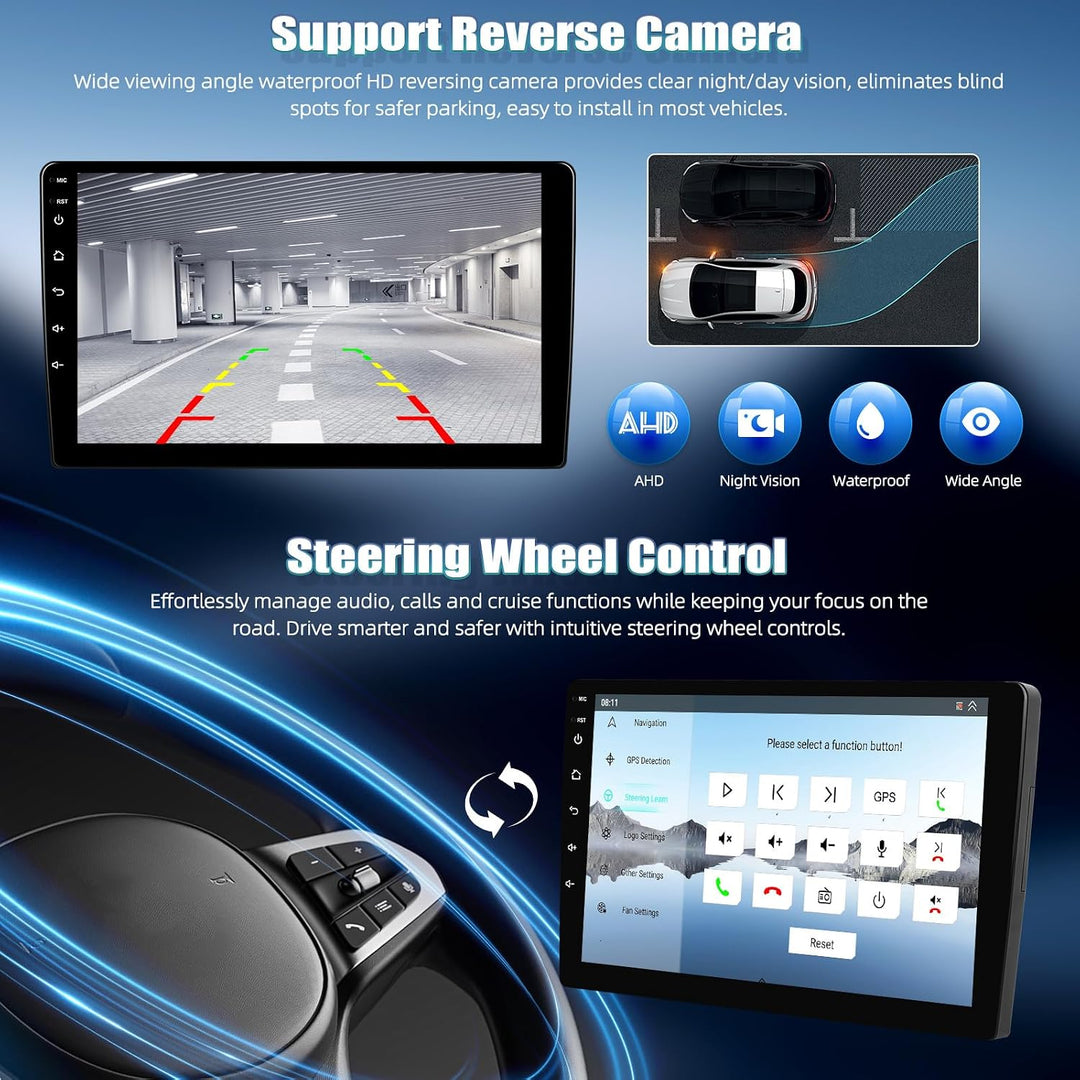 SIXWIN Qualcomm 8 Core 4+64G Android 15 Autoradio für Mercedes-Benz Smart Fortwo 2011-2015 mit CarPl