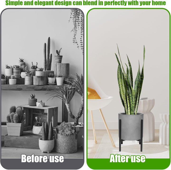 Blumenständer, Verstellbarer Pflanzenständer, Blumenhocker Metall, Pflanzenregal, Modernes Regal für
