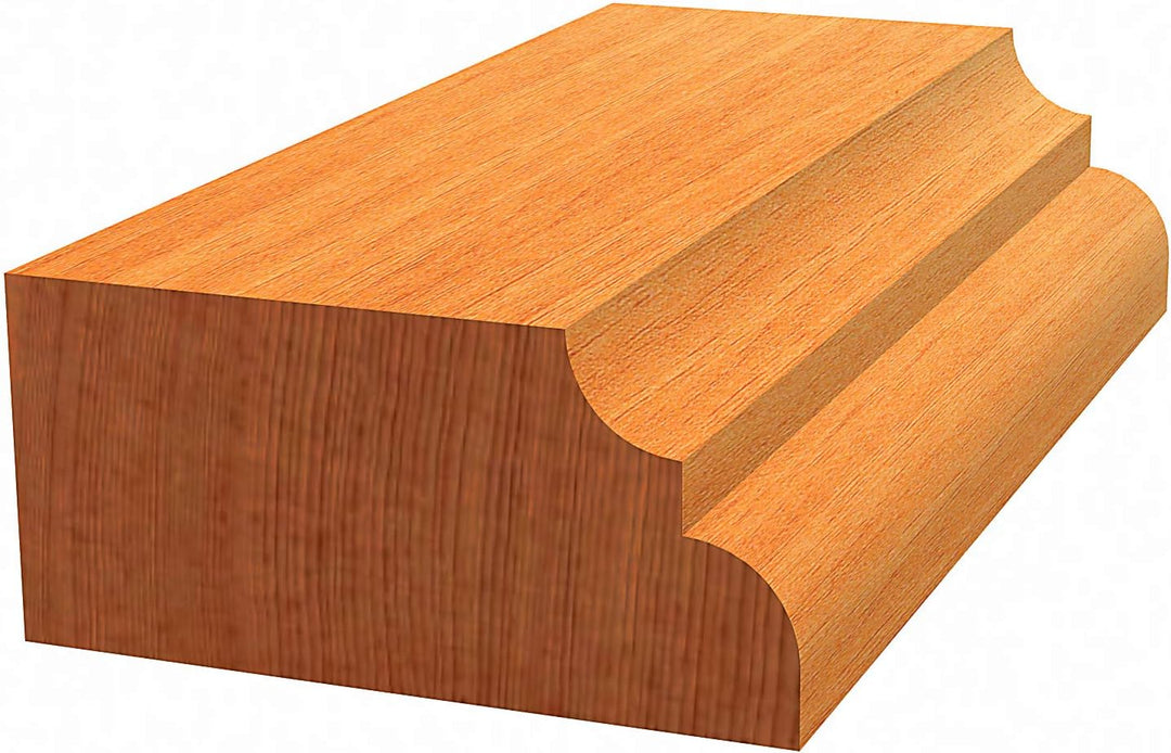 Bosch Professional 1x Kantenformfräser Standard for Wood (für Holz, Radius 4.8mm, Breite 9.6mm, Arbe