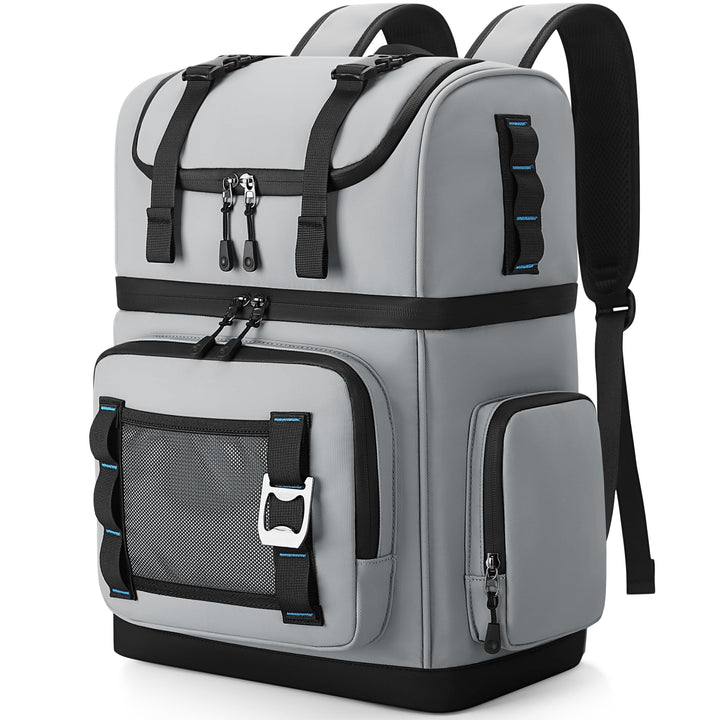 Grosser Kühlrucksack für Herren & Damen, Doppellagiger Kühltasche Rucksack Wasserdichter Isolierter