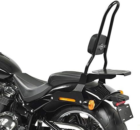 Sissy Bar CSXL Fix für Harley Davidson Breakout / 114 18-23 mit Gepäckträger schwarz