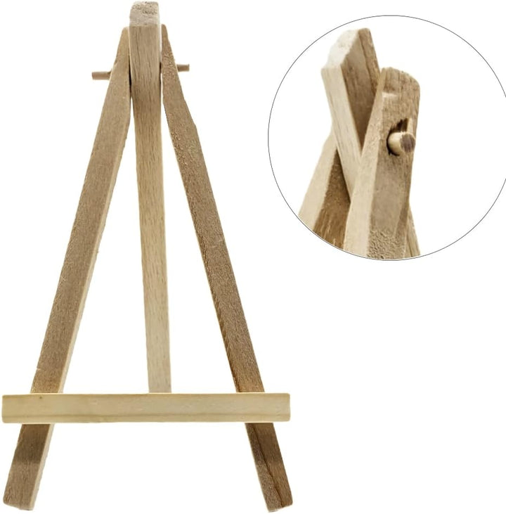 32 Stück Mini-Staffelei aus Holz, 8 x 15 cm, Mini-Holzständer, Staffelei, Tischhalter, Ständer zum P