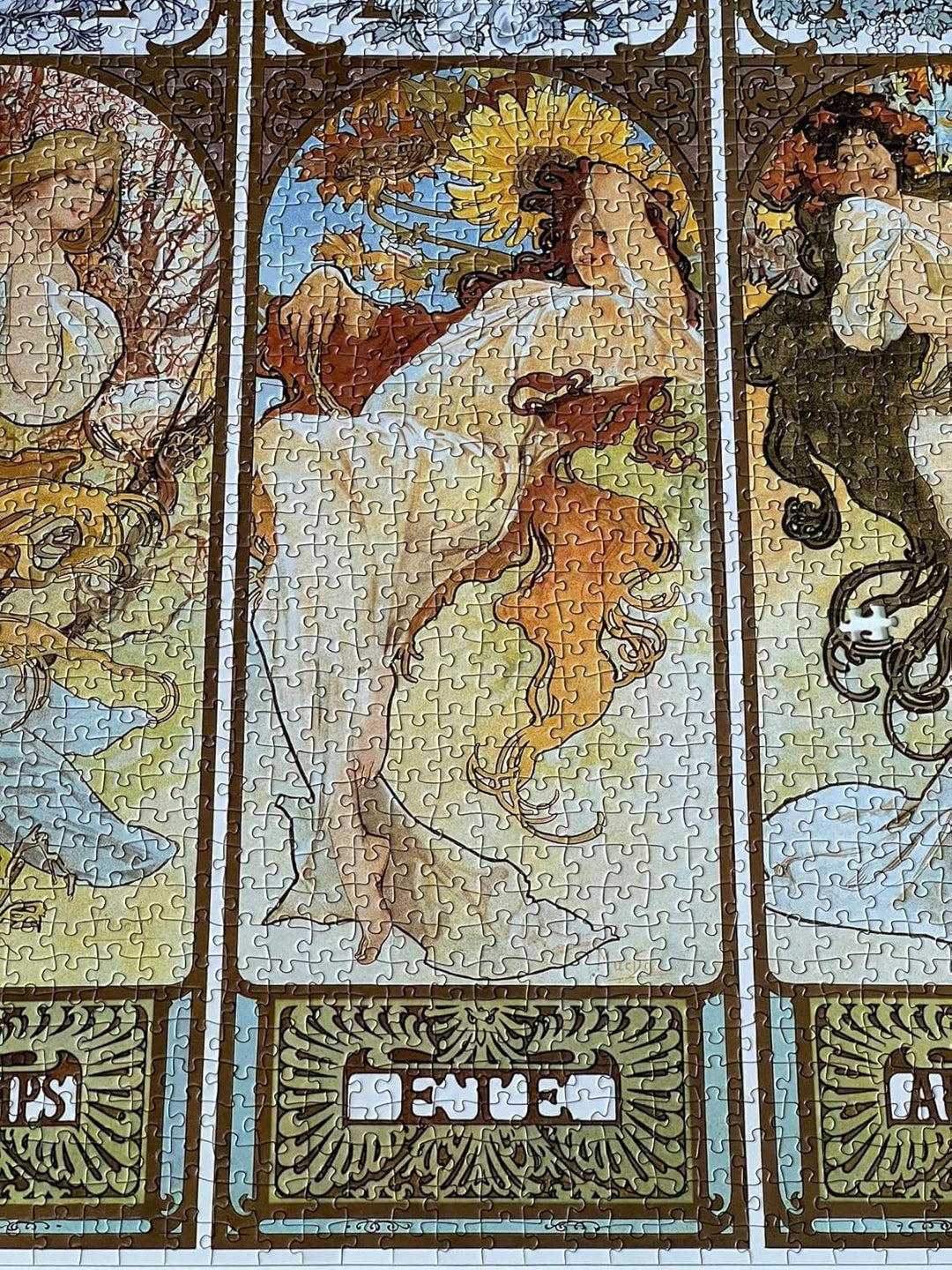 TINYOUTH 2000 Teile Puzzle für Erwachsene, 《Vier Jahreszeiten》 Museum Kollektion Puzzle, 70x100CM 2m