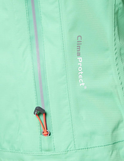 CMP - Damenjacke mit fester Kapuze, grüner Tee, D36