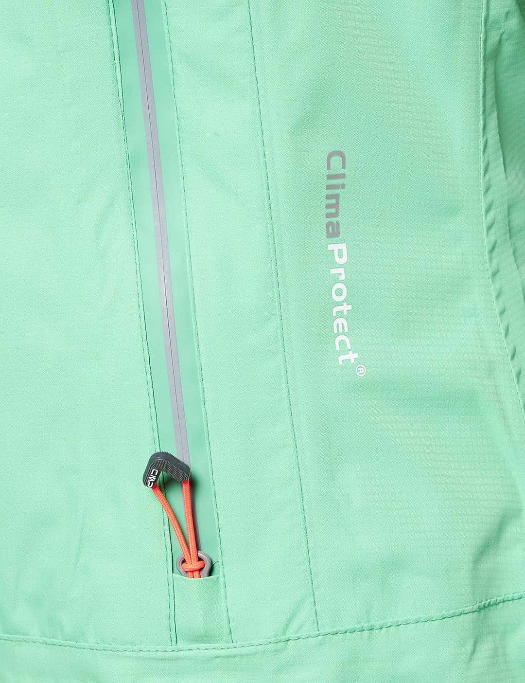 CMP - Damenjacke mit fester Kapuze, grüner Tee, D36