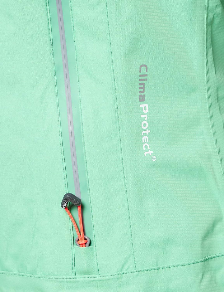 CMP - Damenjacke mit fester Kapuze, grüner Tee, D36