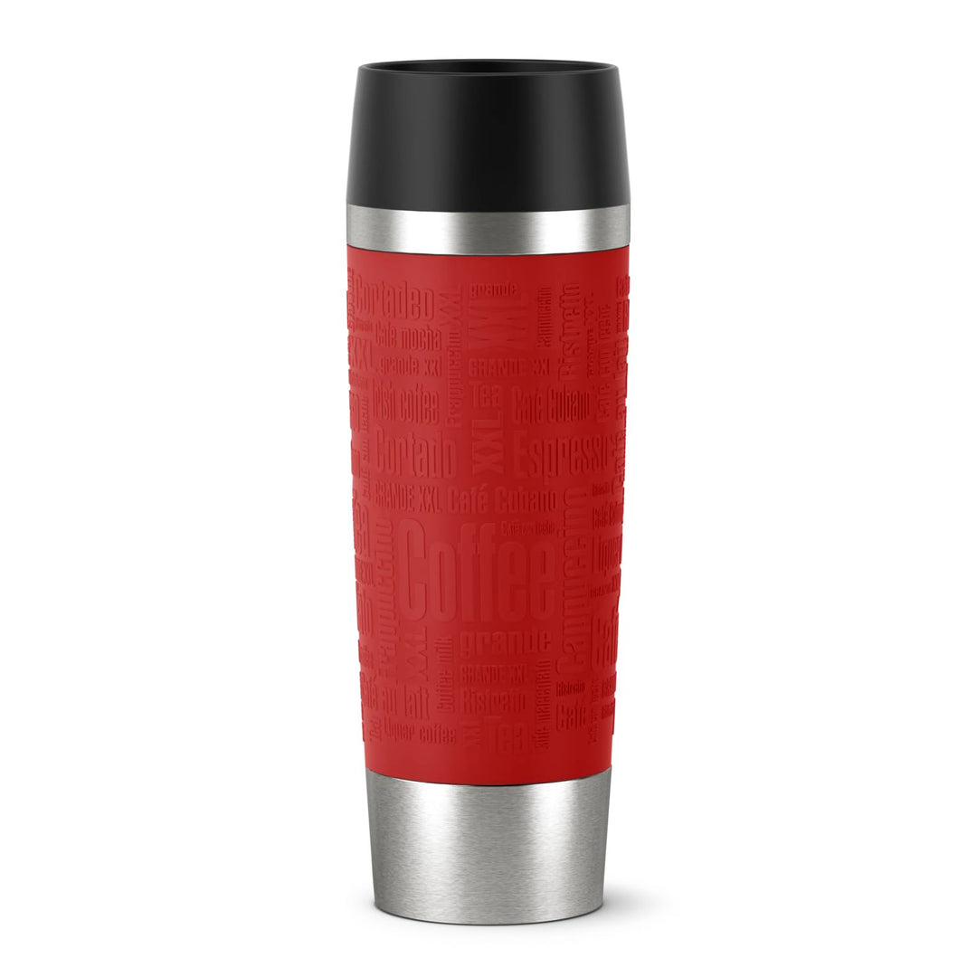 Emsa 515617 Travel Mug Classic Grande | 500ml | Thermobecher | Isolierbecher | hält 6h heiss, 12h ka