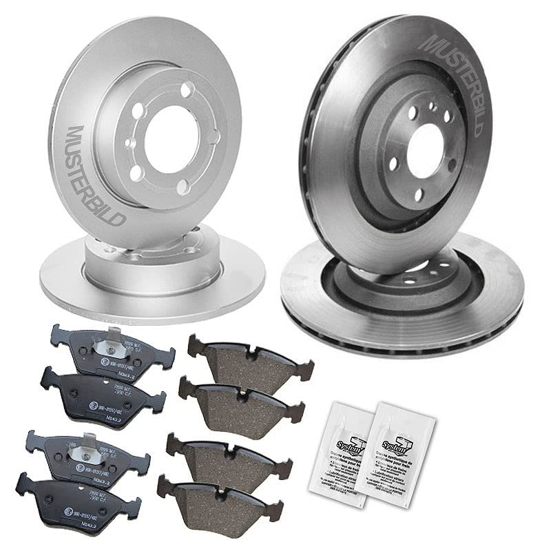 Bremsenset inkl. Bremsscheiben Vorne Ø 294 mm + Hinten Ø 262 mm + Bremsbeläge Vorne und Hinten, Pass