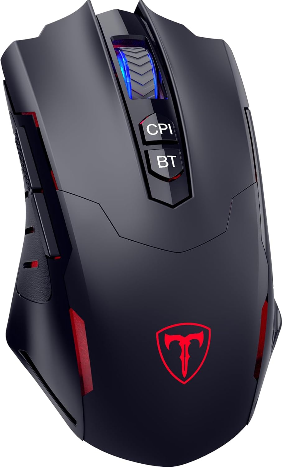 RisoPhy Gaming Maus Kabellos, Gaming Mouse Wireless mit 7 Programmierbare Tasten und 5 Einstellbare