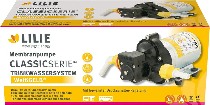 Lilie WeissGELB SHURflo Classic Serie Membran Wasserpumpe